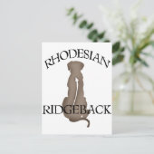 Rhodezische rugzak met tekst briefkaart (Staand voorkant)
