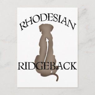 Rhodezische rugzak met tekst briefkaart
