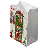 Rhodezische rugzak voor kerstcadeau medium cadeauzakje (Voorkant Gekanteld)