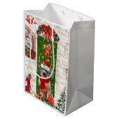 Rhodezische rugzak voor kerstcadeau medium cadeauzakje (Achterkant Gekanteld)