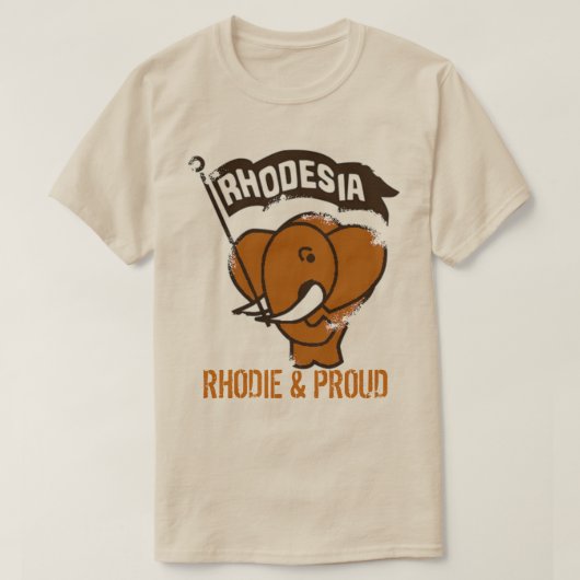 RHODIE EN PROUD T-SHIRT (Design voorkant)