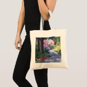 Rhodies op de canvas tas van het pad (Voorkant (product))