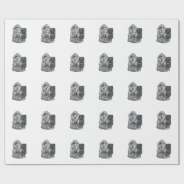 Rhodium-personage uit de ATOMIVRA™ Cadeaupapier