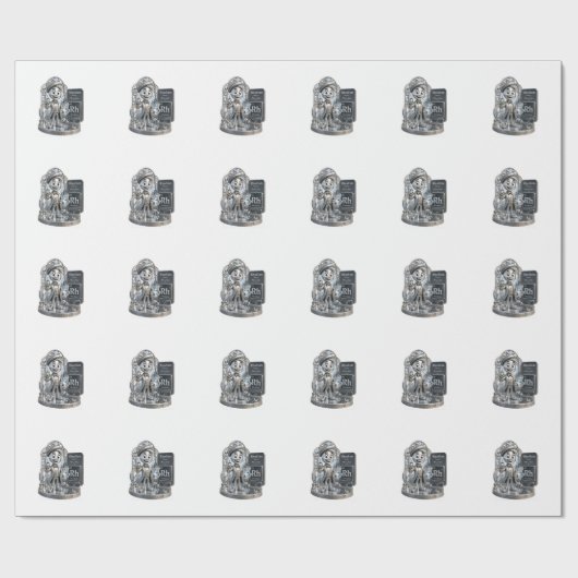 Rhodium-personage uit de ATOMIVRA™ Cadeaupapier (Vlak)