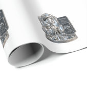 Rhodium-personage uit de ATOMIVRA™ Cadeaupapier (Rol Hoek)