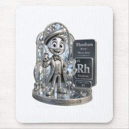 Rhodium-personage uit de ATOMIVRA™ Muismat