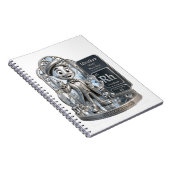 Rhodium-personage uit de ATOMIVRA™ Notitieboek (Rechterzijde)