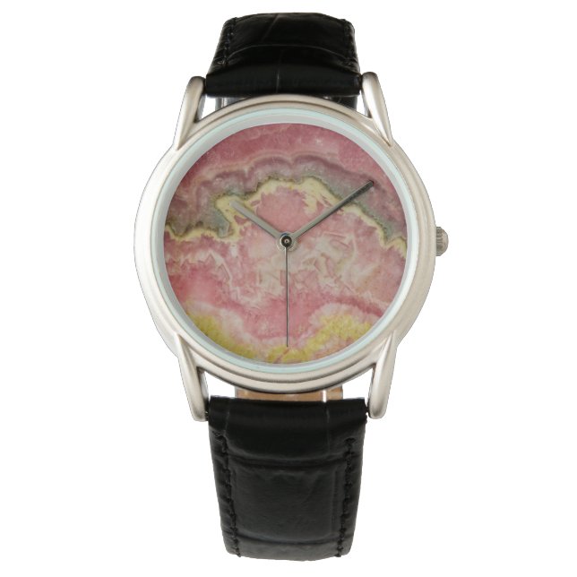 Rhodochrosiet Horloge (Voorkant)