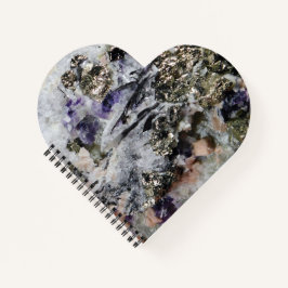 Rhodochrosiet Pyriet Fluoriet Kwarts Toermalijn Notitieboek