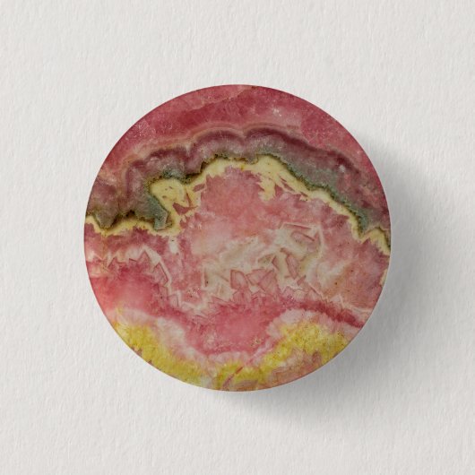 Rhodochrosiet Ronde Button 3,2 Cm (Voorkant)