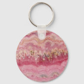 Rhodochrosite Gemstone-Sleutelhanger Sleutelhanger (Voorkant)