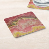 Rhodochrosite Kartonnen Onderzetters (Schuin)