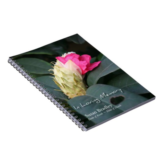 Rhododendron 2 Celebration of Life Guest Book Notitieboek (Rechterzijde)