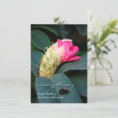 Rhododendron 2 Celebration of Life Invitation Kaart (Staand voorkant)