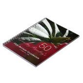Rhododendron 50th Birthday Party Custom Guest Book Notitieboek (Linkerzijde)