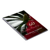 Rhododendron 60th Birthday Party Custom Guest Book Notitieboek (Rechterzijde)