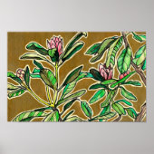Rhododendron Azalea Lente Bloemen Bloemen Bloemen  Poster (Voorkant)