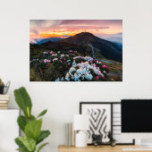 Rhododendron Blooming | Nationaal park Taroko Poster (Thuiskantoor)