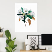 Rhododendron botanische print (Thuiskantoor)