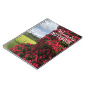 Rhododendron en Schilderachtig Uitzicht in Schotla Notitieboek (Linkerzijde)