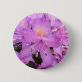 Rhododendron Flower Badge Ronde Button 5,7 Cm
