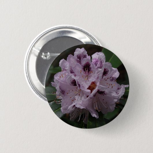 Rhododendron Flower Badge Ronde Button 5,7 Cm (Voorkant /achterkant)