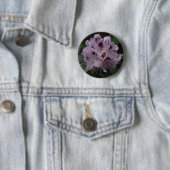 Rhododendron Flower Badge Ronde Button 5,7 Cm (In situ)