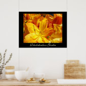 Rhododendron Flowers art prints Sisters Garden (Keuken)