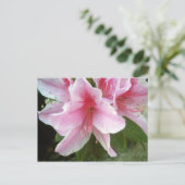 Rhododendron Flowers Briefkaart (Staand voorkant)