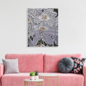 RHODODENDRON FLOWERS CANVAS AFDRUK (Insitu (Woonkamer))