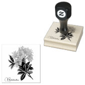 Rhododendron Flowers Rubber Stamp Rubberstempel (Gestempeld)