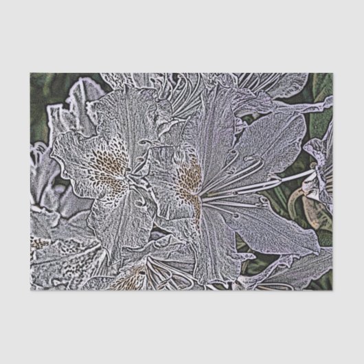 RHODODENDRON FLOWERS TISSUEPAPIER (Voorkant)