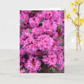 Rhododendron in Full Bloom! Kaart (Gele Bloem)