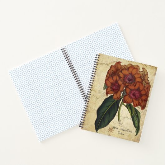 Rhododendron Javanicum Notitieboek (Binnen)