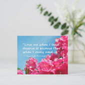 Rhododendron met Zweeds Proverb-Briefkaart Briefkaart (Staand voorkant)