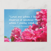 Rhododendron met Zweeds Proverb-Briefkaart Briefkaart (Voorkant)