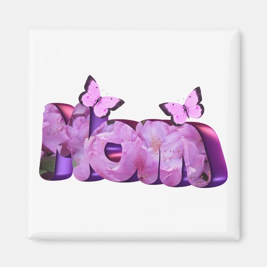 Rhododendron Mom Magnet (Voorkant)