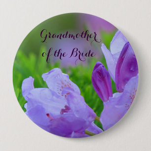 Rhododendron na regen GRANDMOTHER VAN DE BRIDE Ronde Button 4,0 Cm