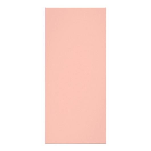 Rhododendron peach pink flowers wedding menu card (Achterkant)