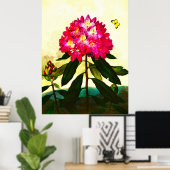 Rhododendron Poster (Thuiskantoor)
