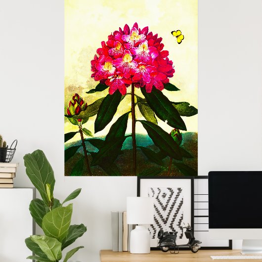 Rhododendron Poster (Thuiskantoor)