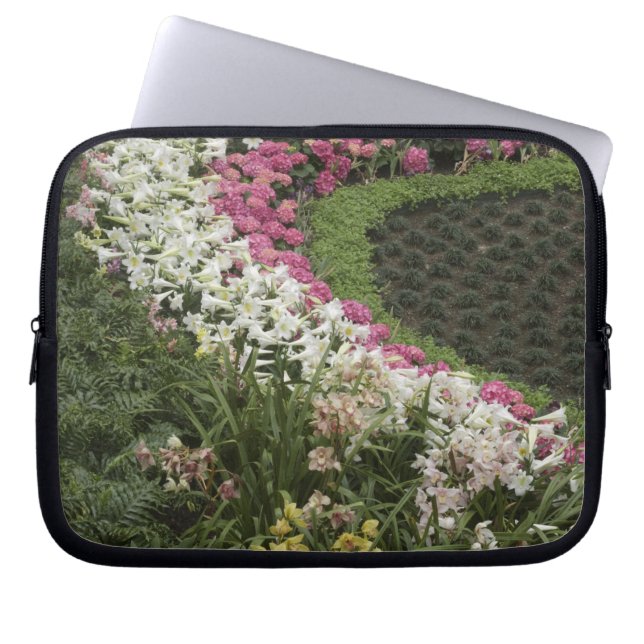 Rhododendron (Rhododendron catawbiense) Heide Laptop Sleeve (Voorkant)
