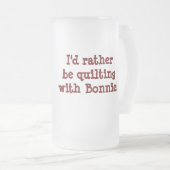 Rhododendron Trail glass stein Matglas Bierpul (Voorkant rechts)