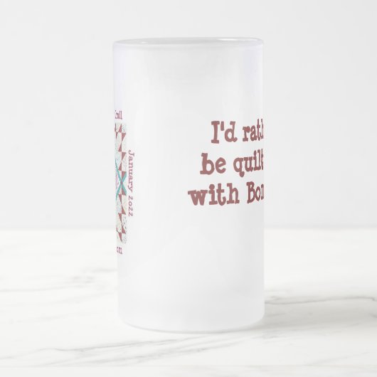 Rhododendron Trail glass stein Matglas Bierpul (Center)