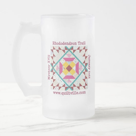 Rhododendron Trail glass stein Matglas Bierpul (Links)