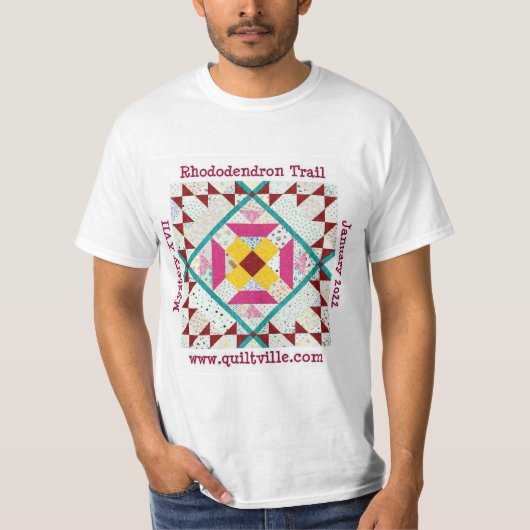 Rhododendron Trail t shirt (Voorkant)