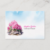 Rhododendron tuin- en landschapsberoepen visitekaartje (Voorkant)