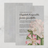  Rhododendron Wedding Invitations Kaart (Voorkant / Achterkant)
