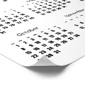 Rhododendron White Calendar Poster 2017 (Hoek)