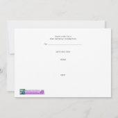 Rhododendrons 85th Birthday Party Invitation Kaart (Achterkant)